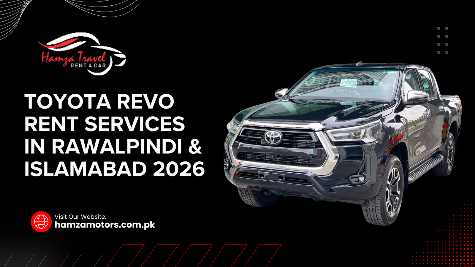 Rent your Toyota Revo in Rawalpindi & Islamabad