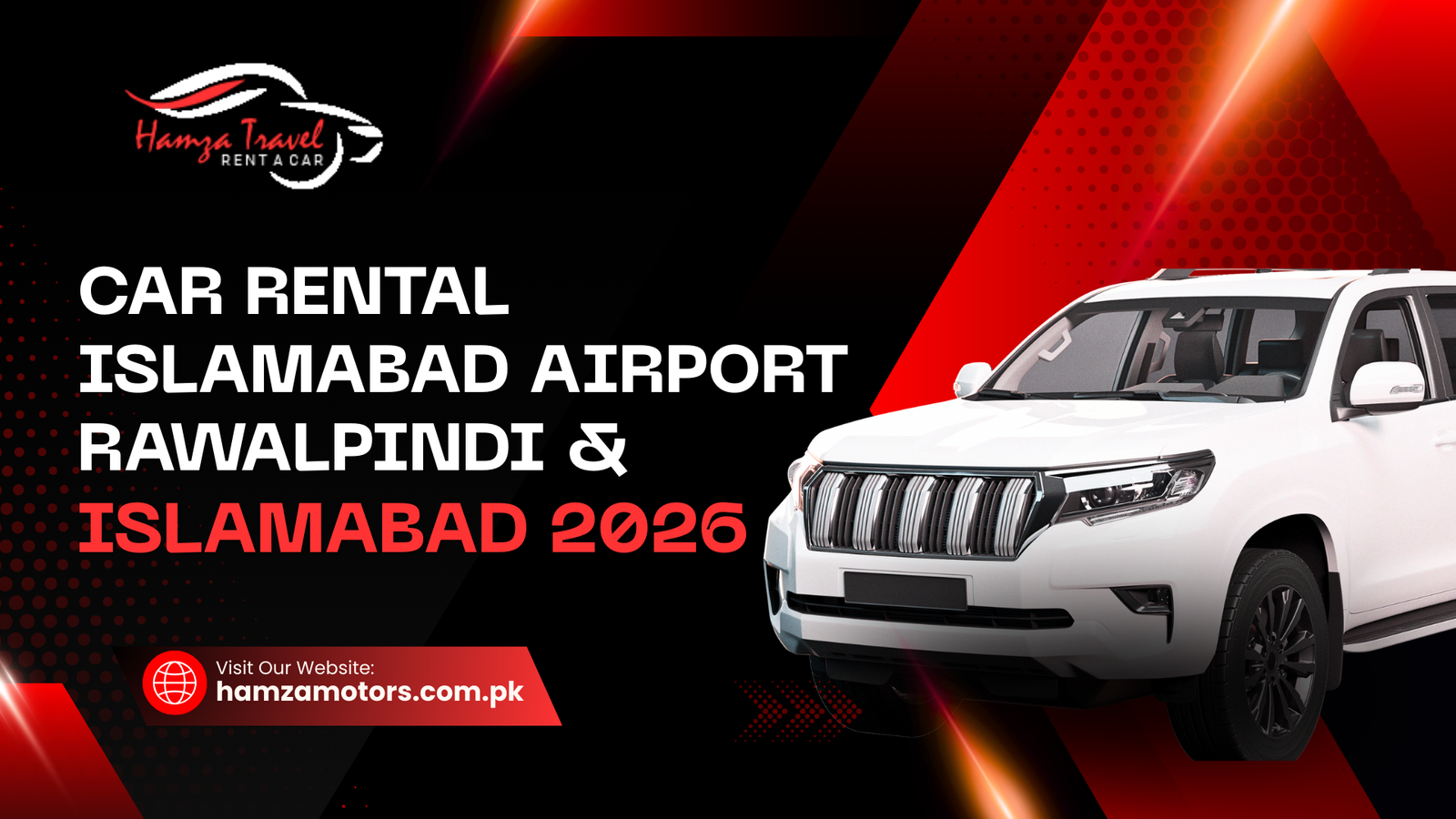 car rental Islamabad airport-Hamzamotors.com.pk