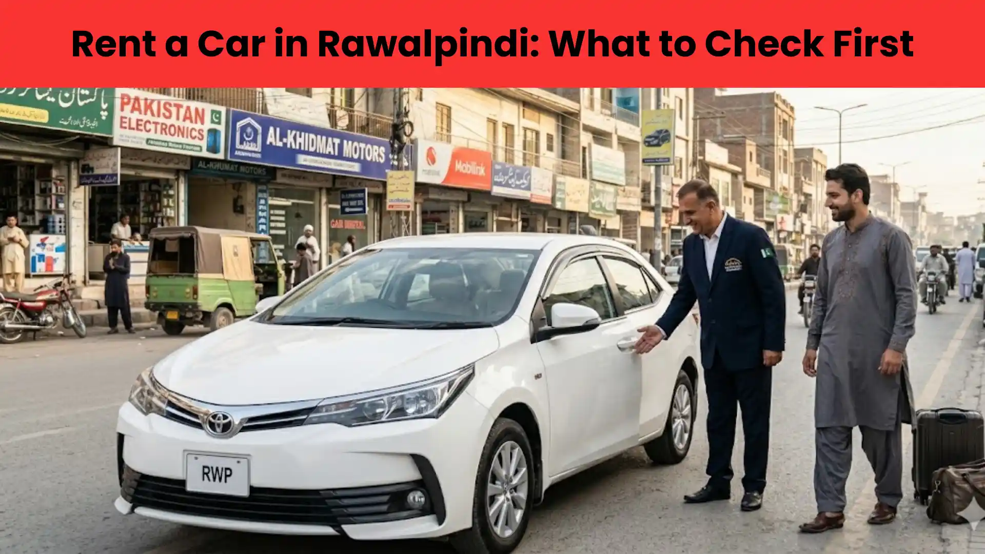 guide to choosing the best rent a car service in Rawalpindi Pakistan