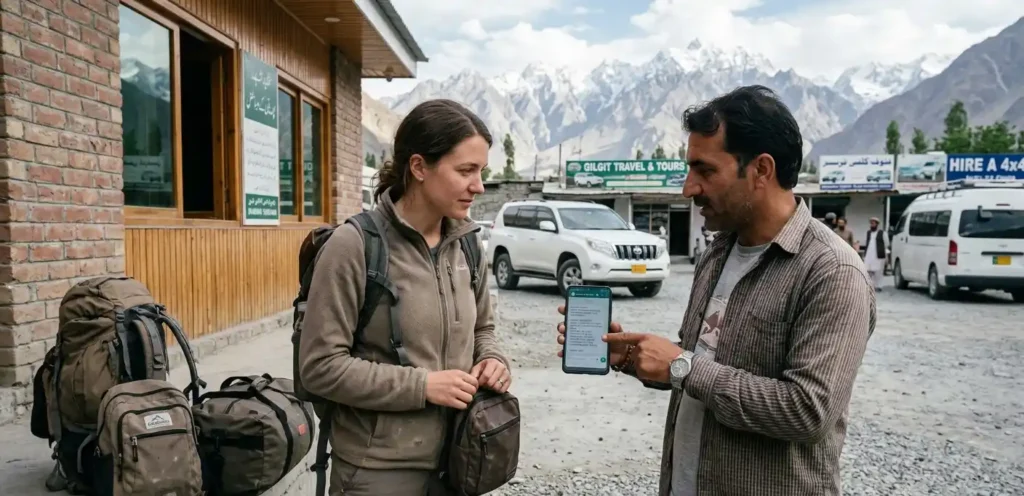 transparent pricing for northern areas car rental from Islamabad with cost breakdown