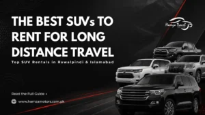 Toyota Prado, Fortuner, Land Cruiser, and other SUVs available for long-distance family trips from Rawalpindi to Murree, Hunza, Skardu, and northern Pakistan.